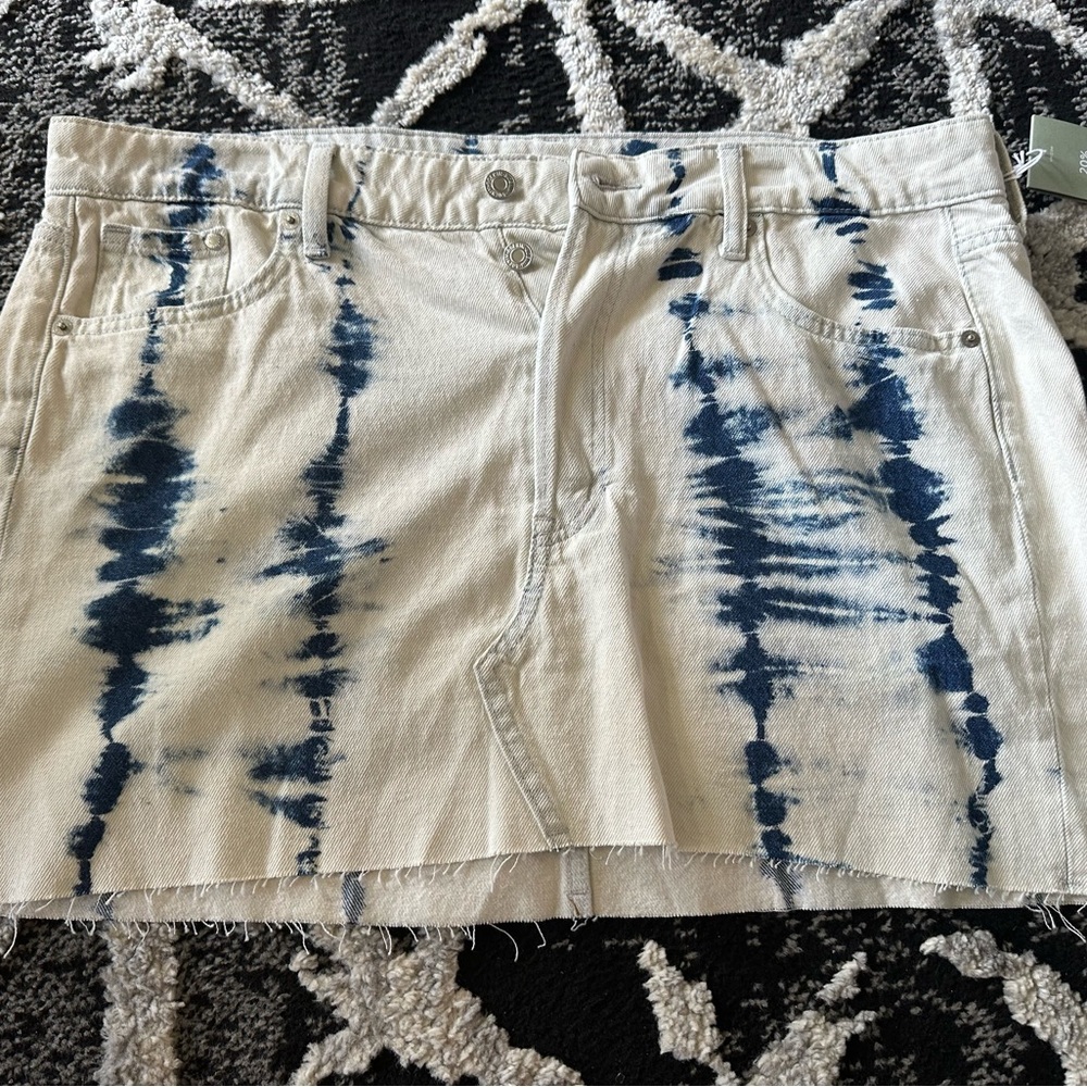 🆕 with tags tie dye mini skirt